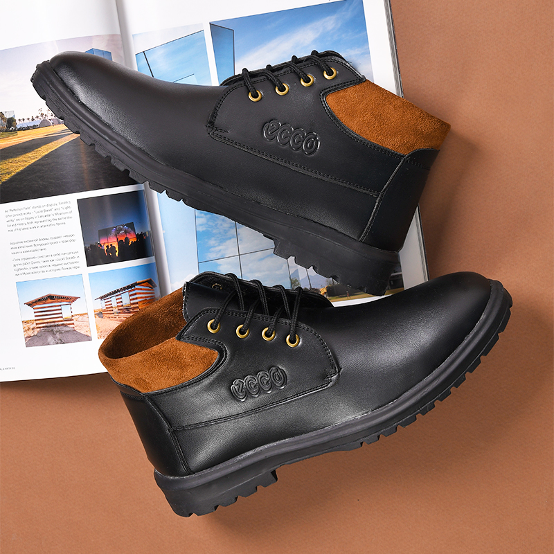 کفش ساقدارمردانه مشکی مدلBrand