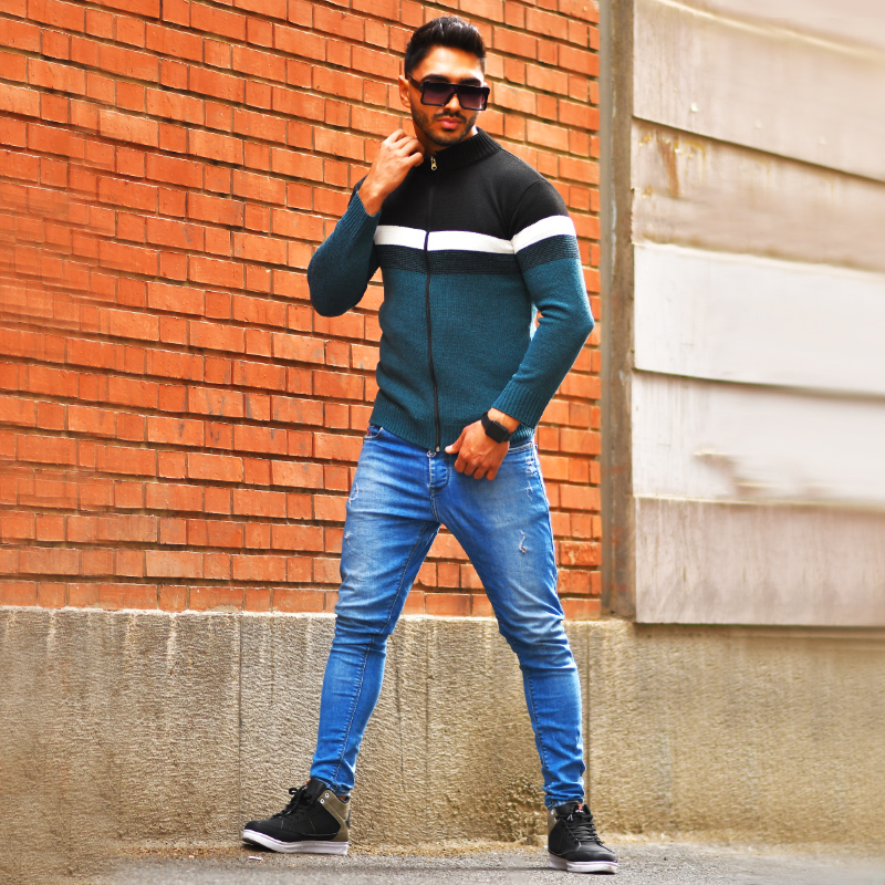 سوئیشرت بافت مردانه مدل Anis