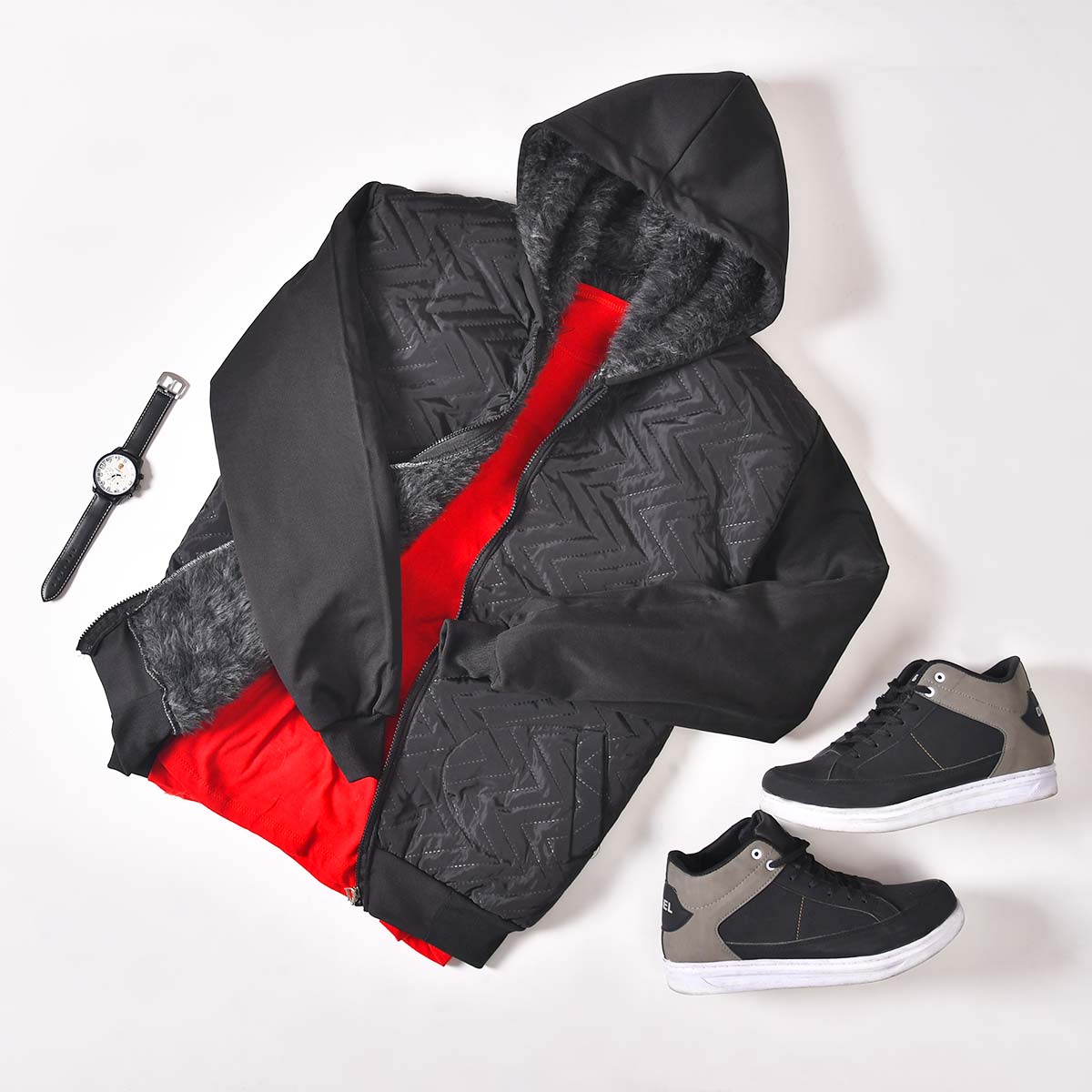 سوئیشرت تمام خز مردانه مدلARDA