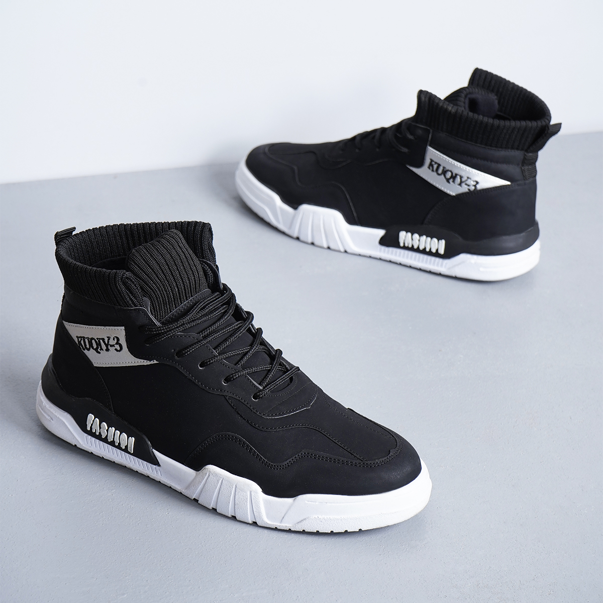 كفش ساقدارمردانه مشكي مدل Kubaa