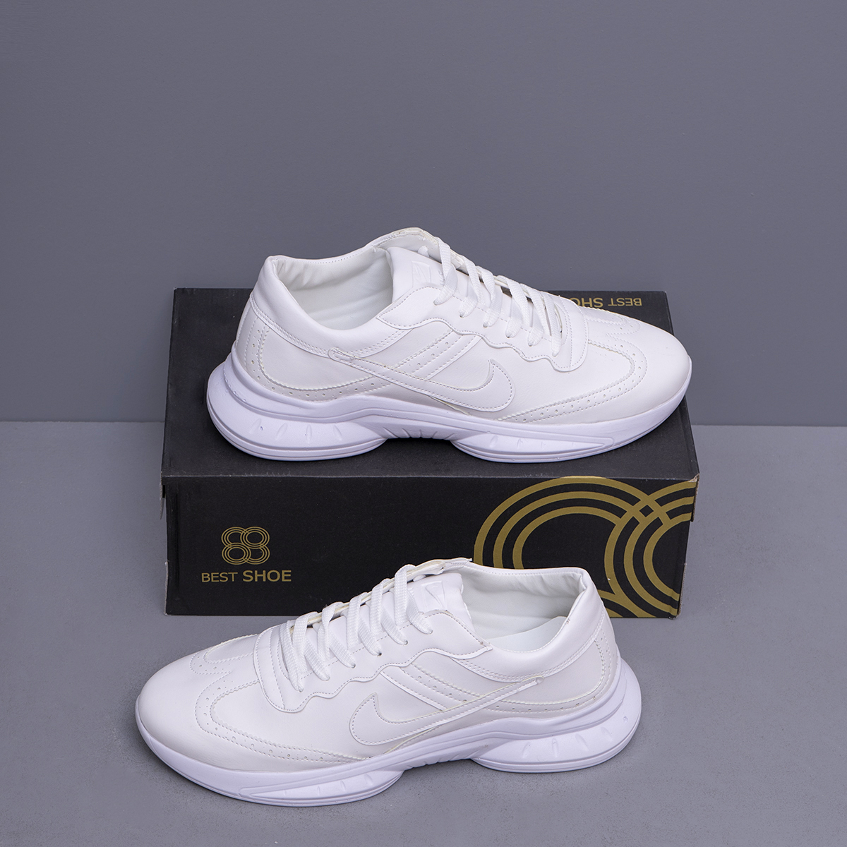 کفش ورزشی مردانه سفید مدل Almond