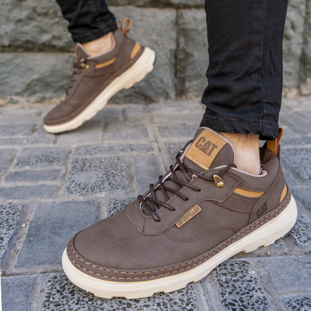 کفش مردانه رنگ قهوه ای مدل Punit