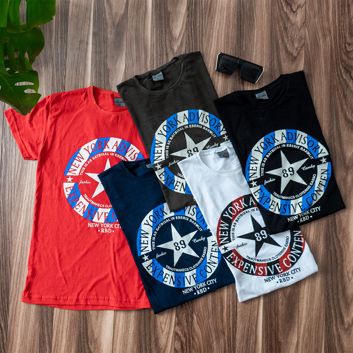 تیشرت مردانه قرمز Advisory مدل E89