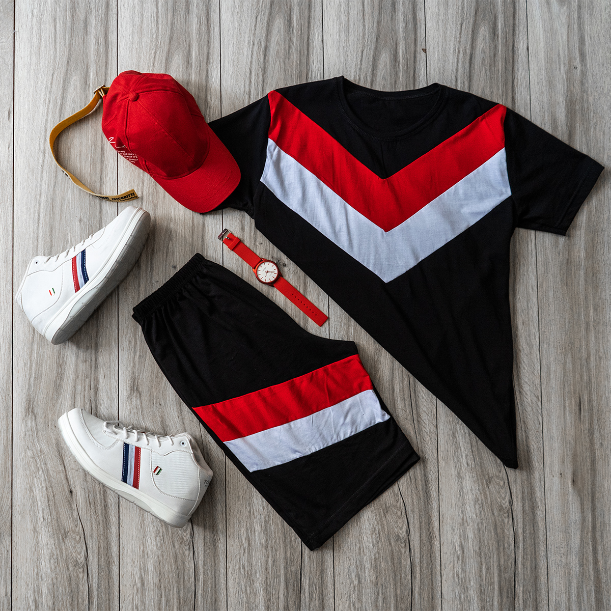 ست تیشرت شلوارک مردانه مدل Kalpa