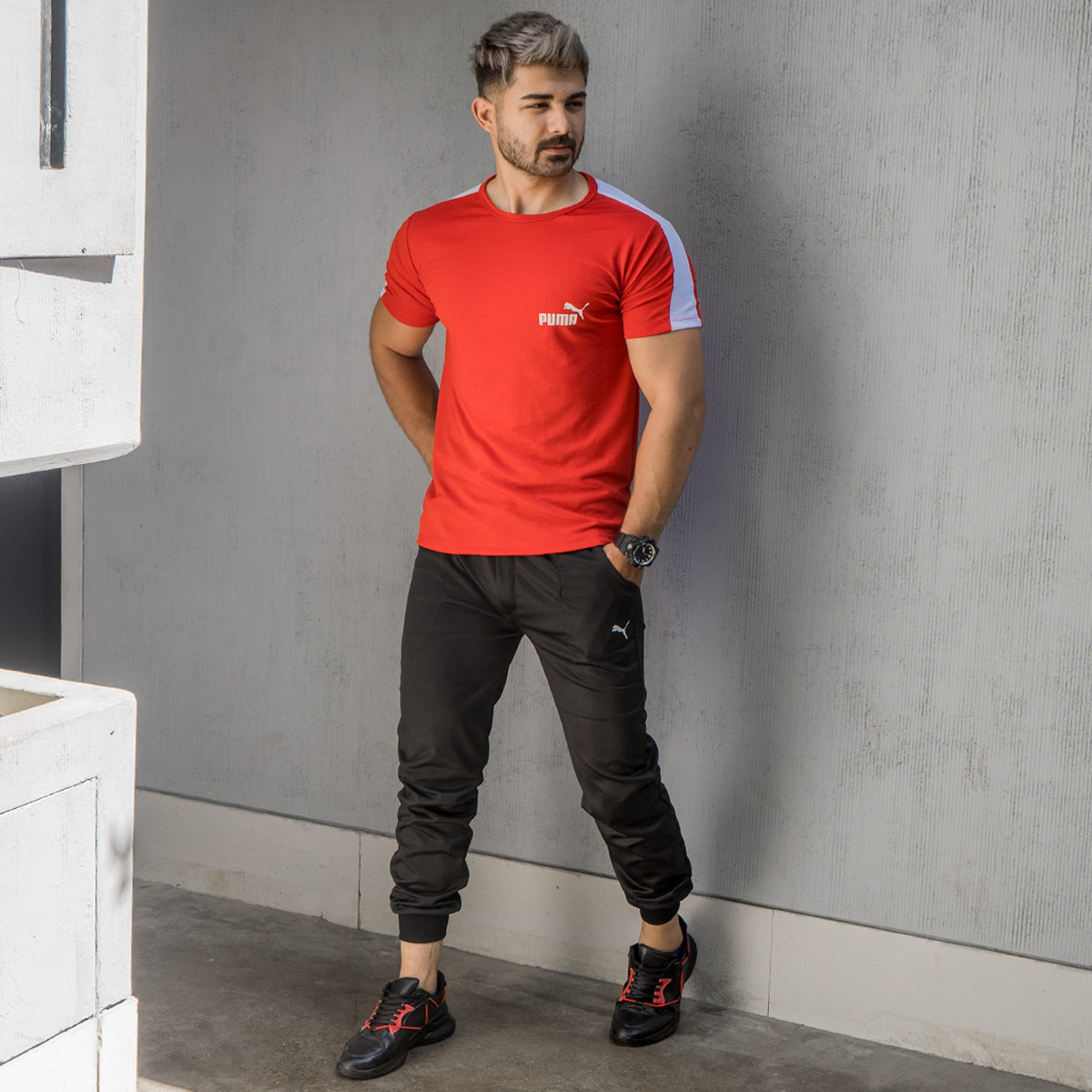 ست تیشرت شلوارPuma مردانه مدل Sarad