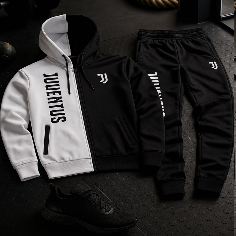 ست سوییشرت شلوار یوونتوس مردانه مدل TOPAN