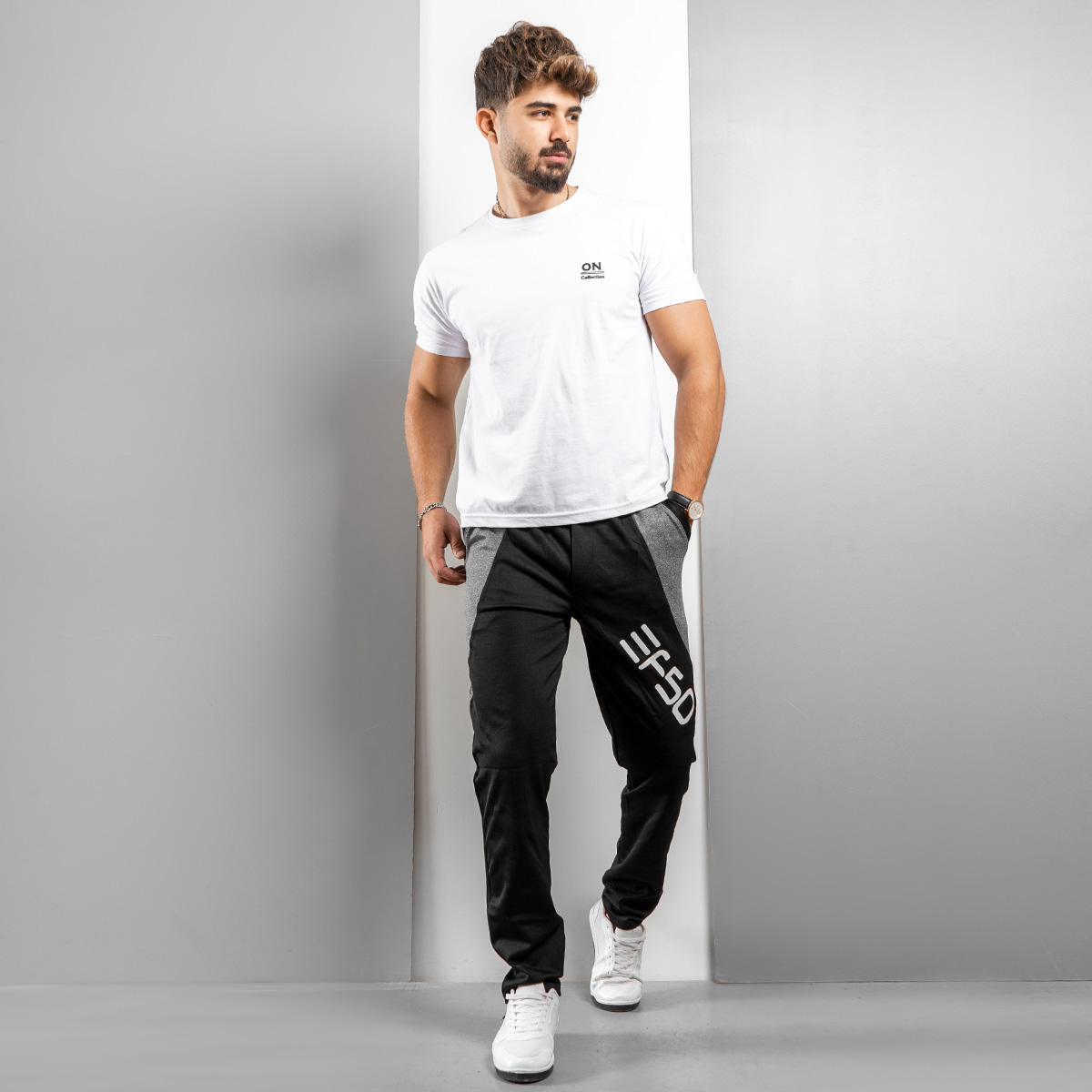 شلوار مردانه(T) مشکی مدل f50