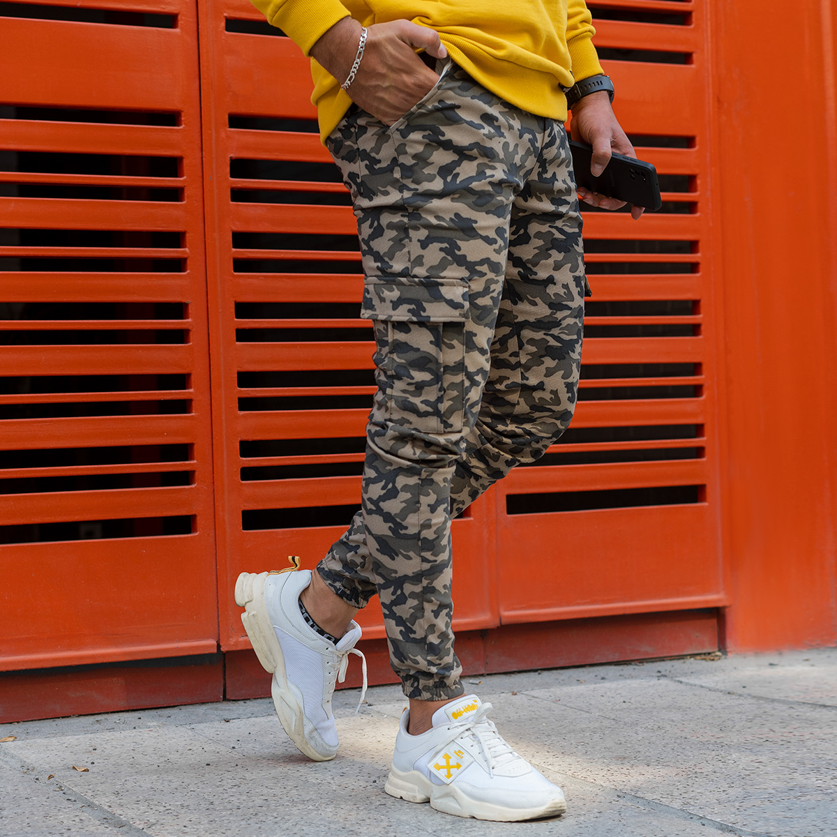 شلوار اسلش چریکی ریز مدل Ehsan