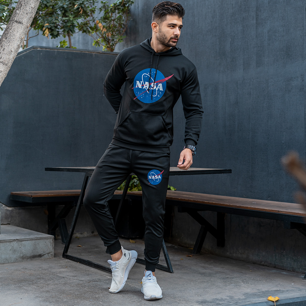 ست هودی شلوار Nasaمردانه مدلG81