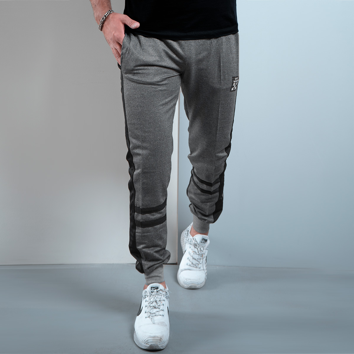 شلوار اسلش طوسی تیره مدل mark(T)