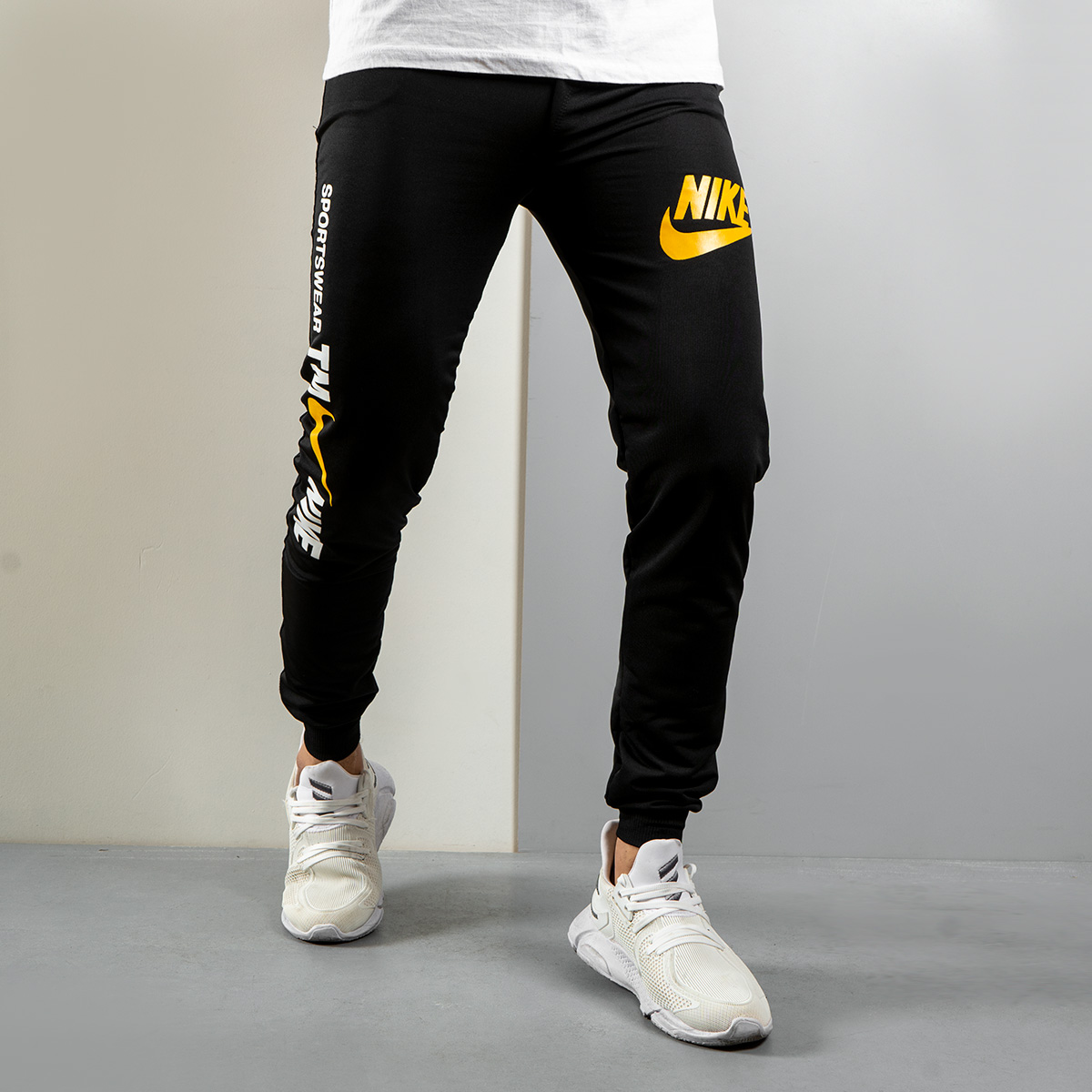 شلوار اسلش مشکی (T) مردانه مدلTM