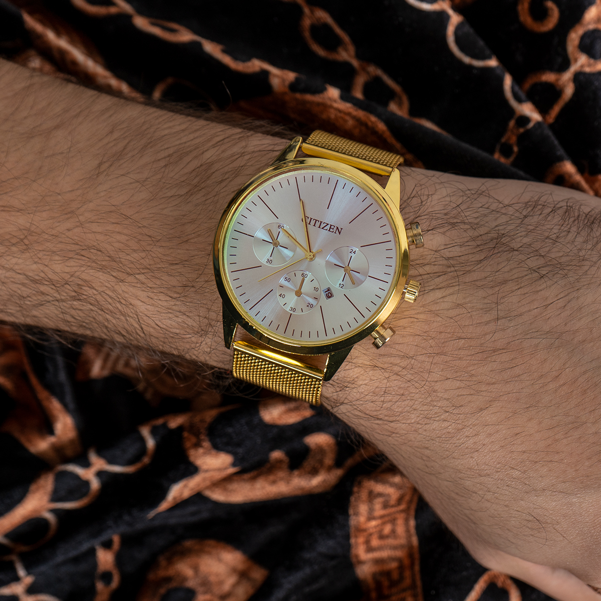 ساعت Citizen طلایی مدل matin