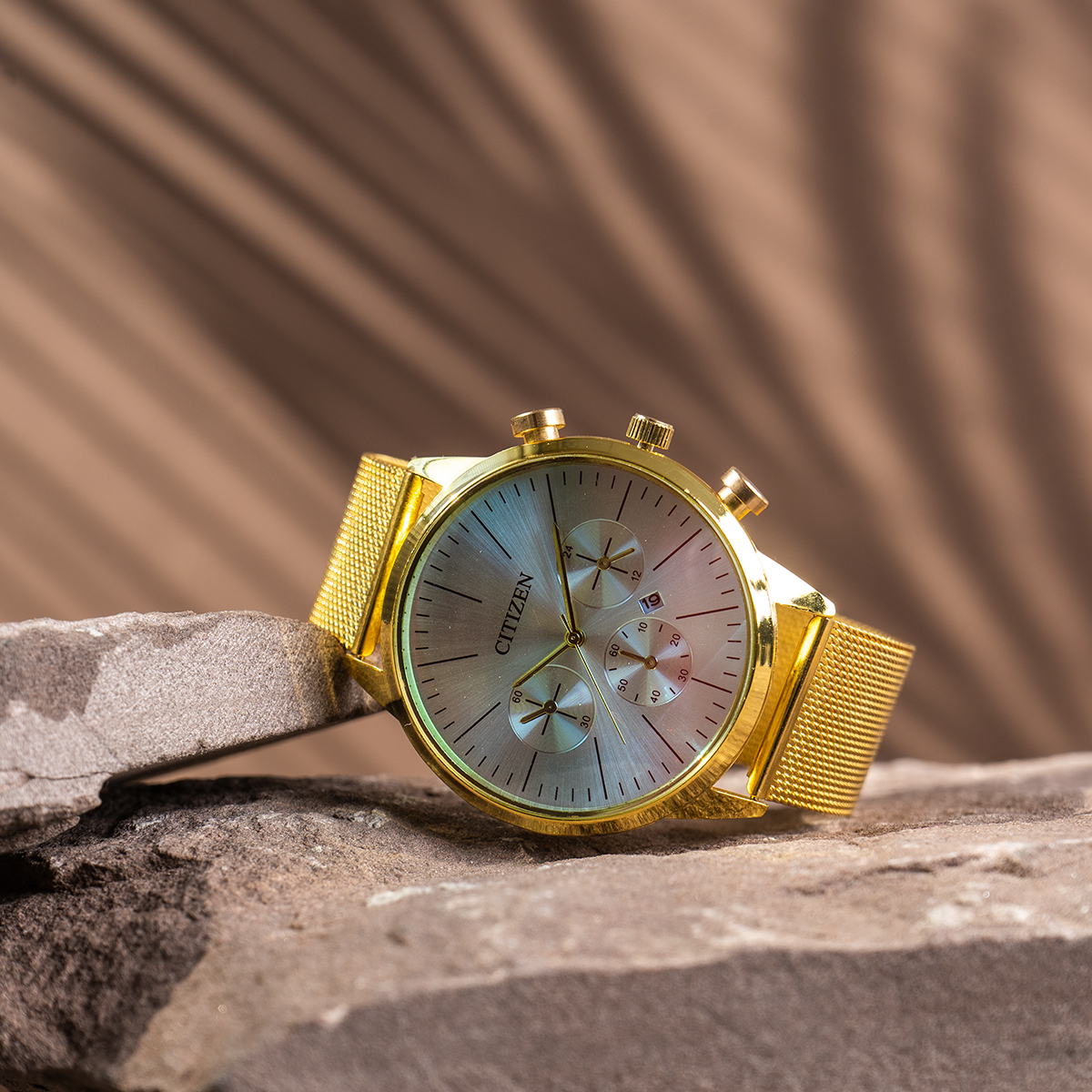 ساعت Citizen طلایی مدل matin