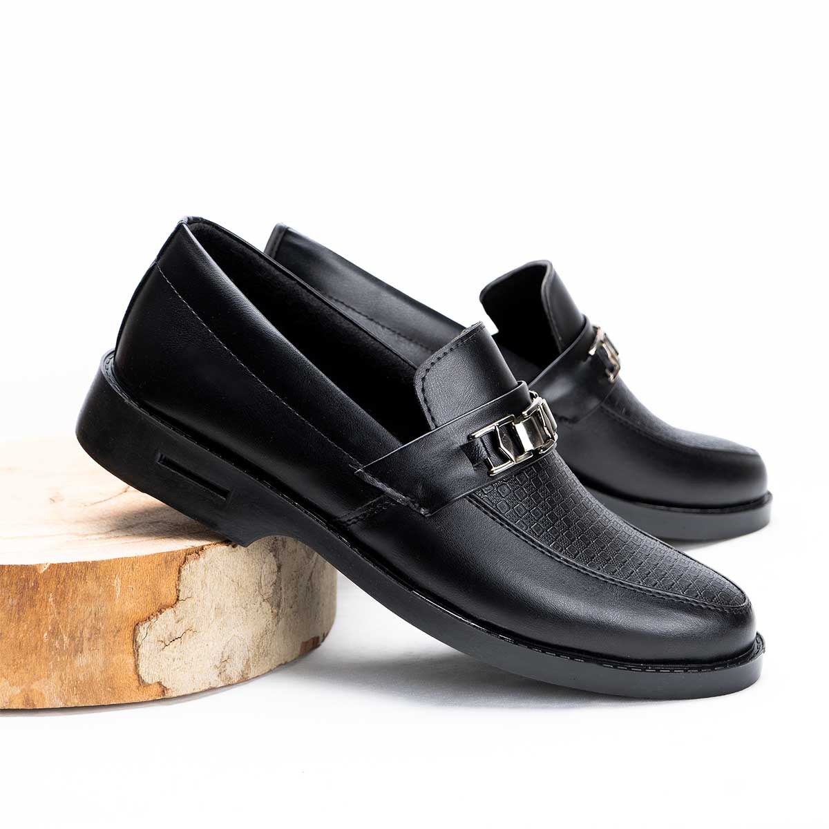 کفش کالج مردانه مشکی مدل sorena