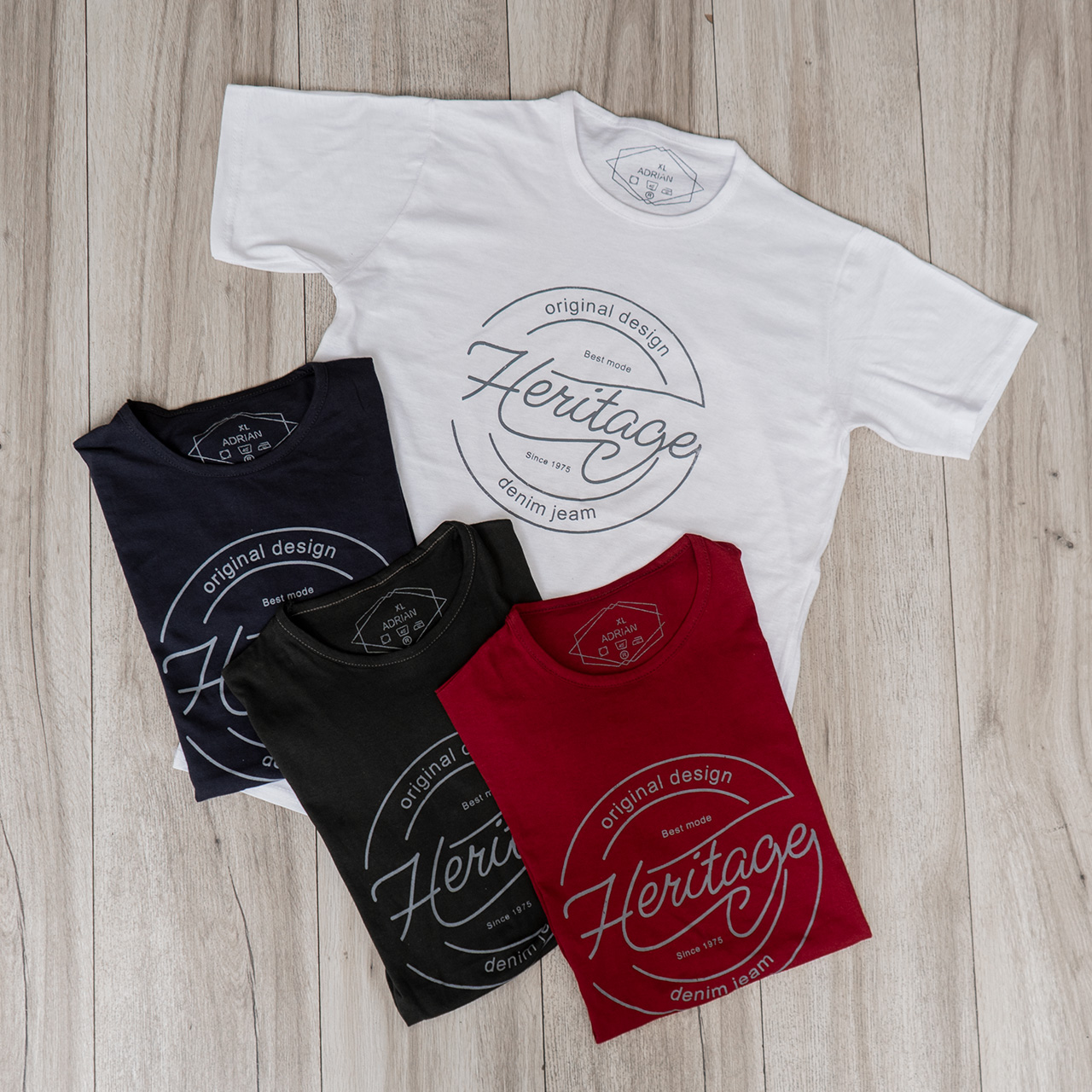 تیشرت مردانه(T) قرمز مدل best mode