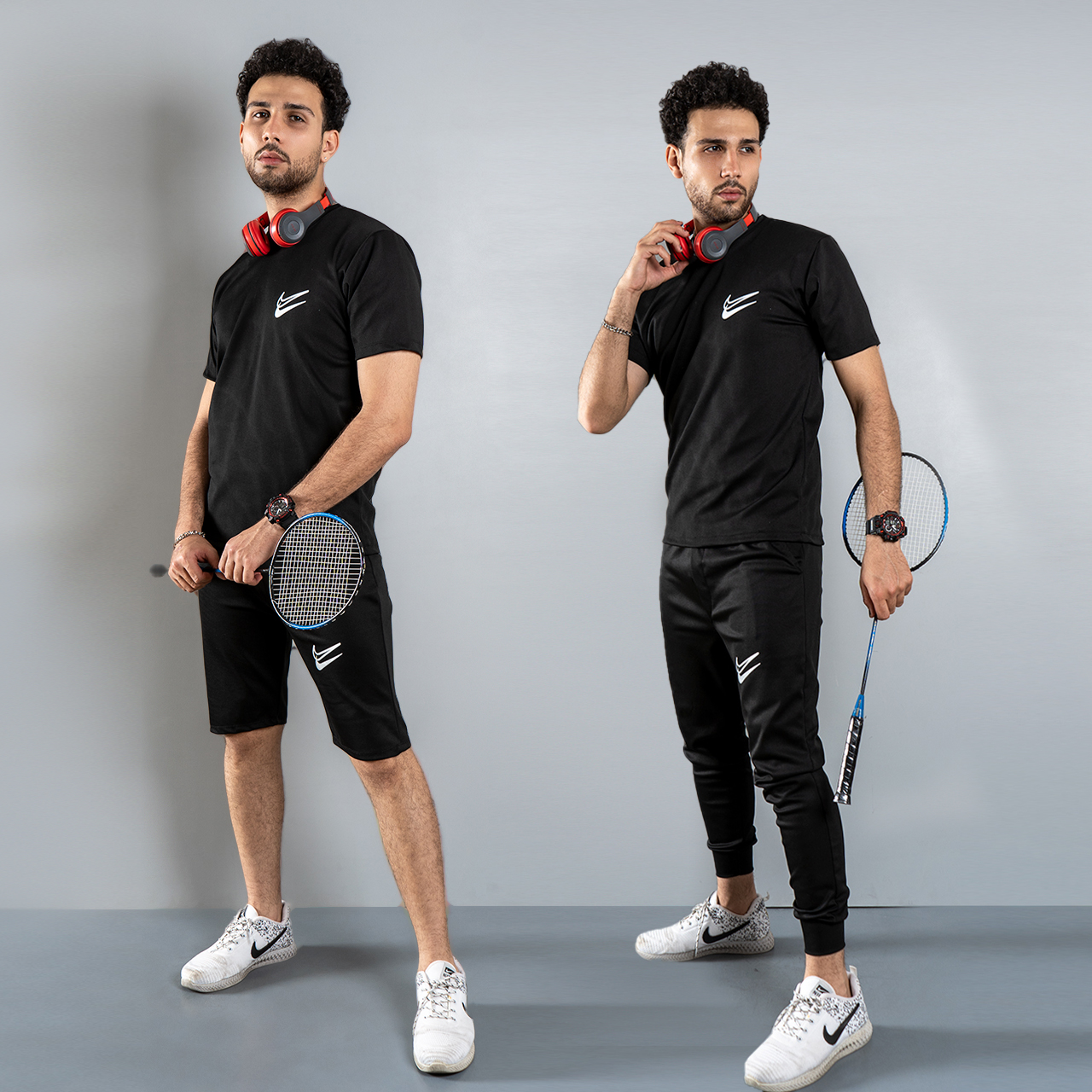 ست سه تیکه دو نایک مشکی مردانه مدل WM