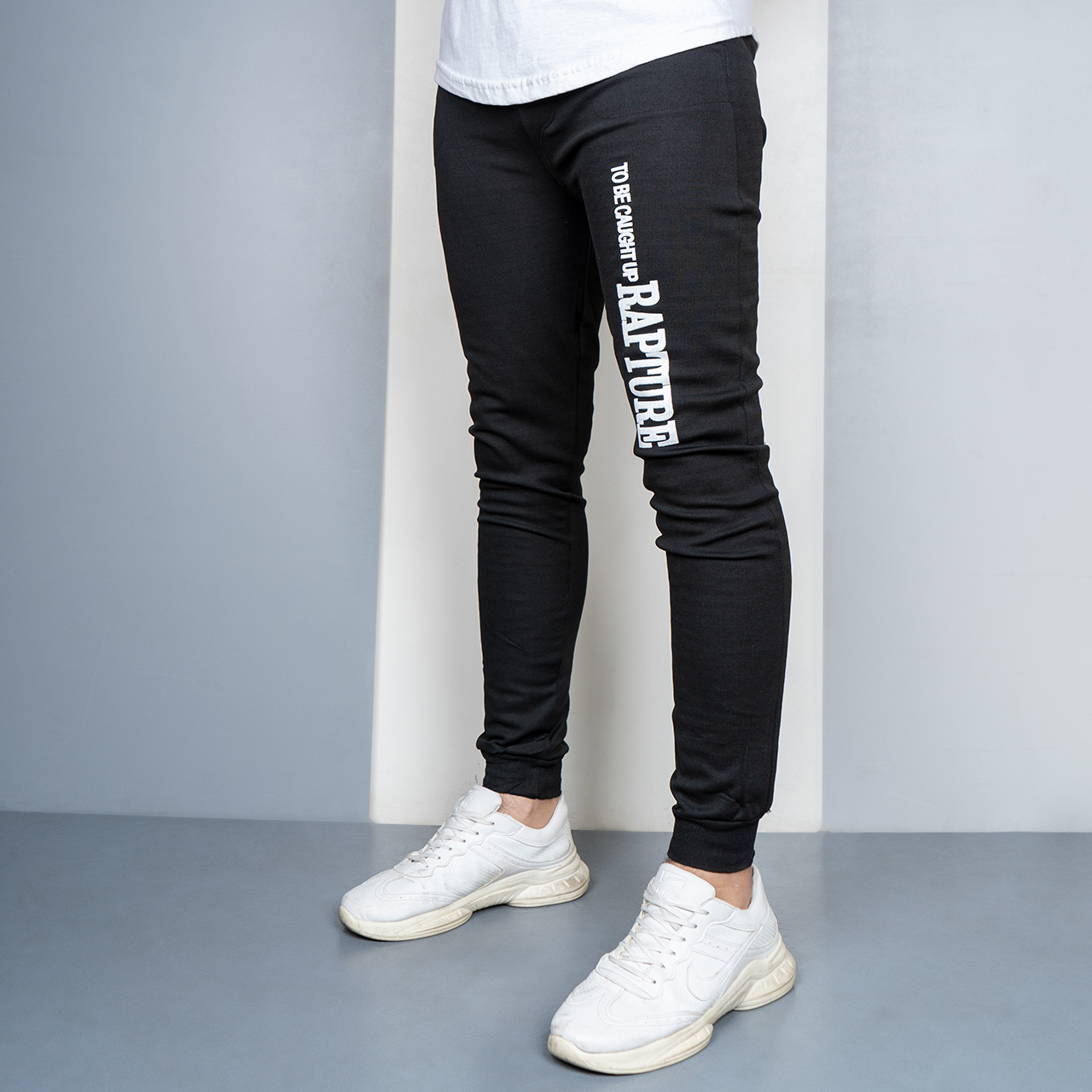 شلوار اسلش مشکی (T) مردانه مدل Rapture