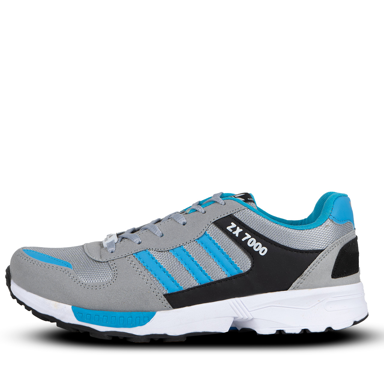 کفش ورزشی مردانه طوسی آبی مدل ZX7000