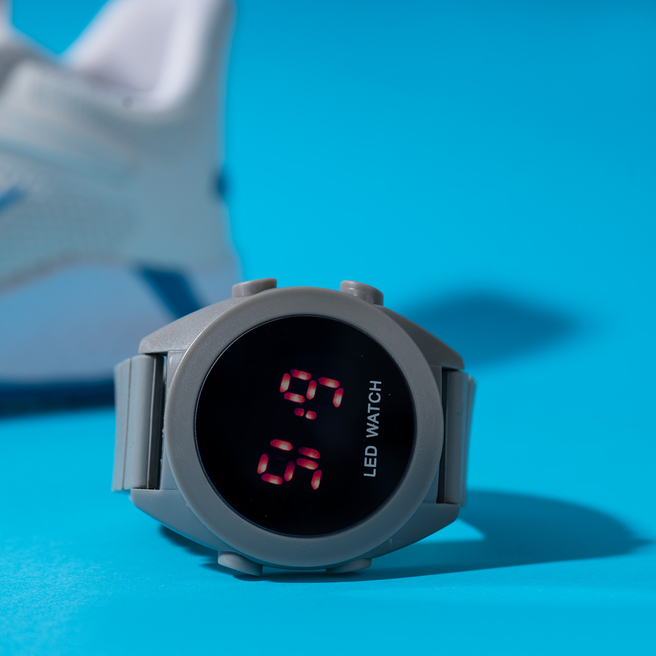 ساعت دیجیتال LED طوسی مدل M22