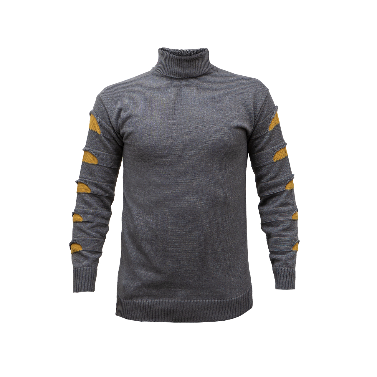 پلیوریقه اسکی طوسی تیره زرد مردانه مدلQ10