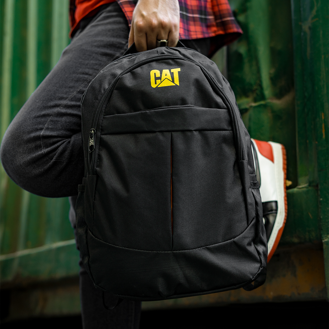 کوله پشتی مشکی CAT مدل Peyman