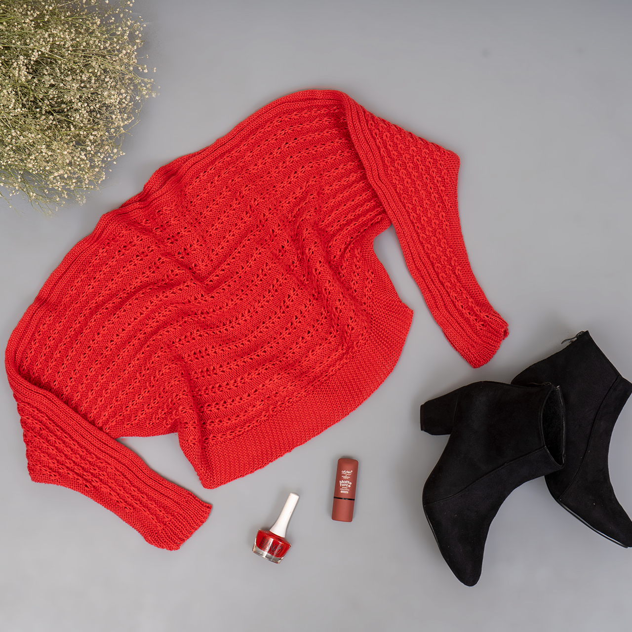 نیم تنه دخترانه قرمز مدل Bita