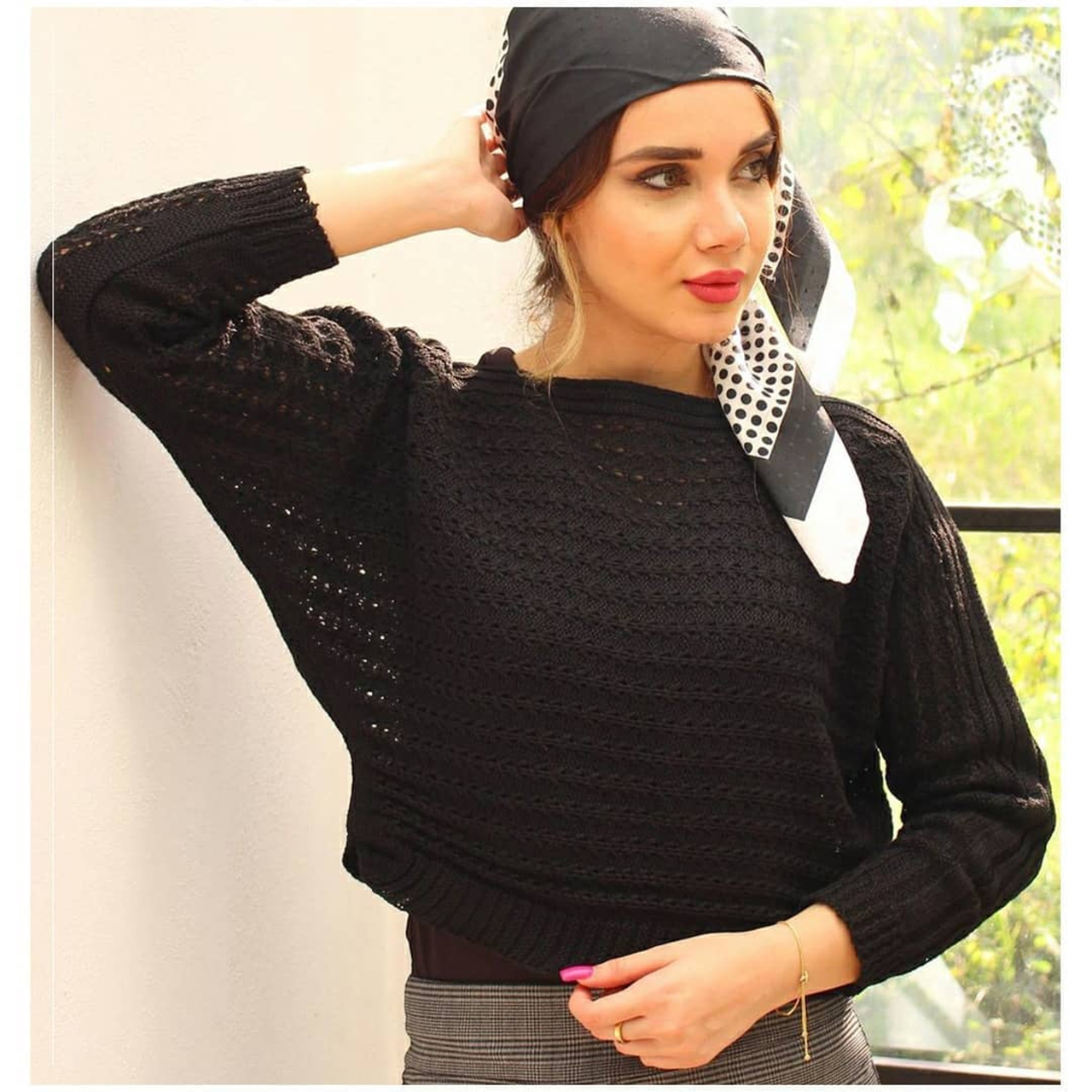 نیم تنه دخترانه مشکی مدل Bita