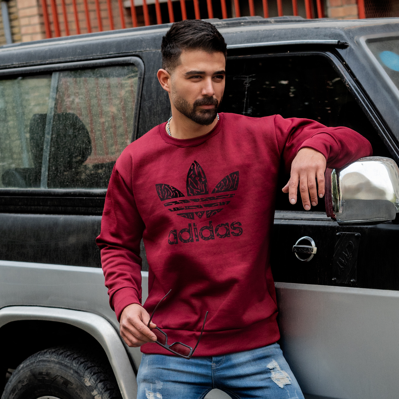 دورس مردانه آدیداس زرشکی مدل ERIS