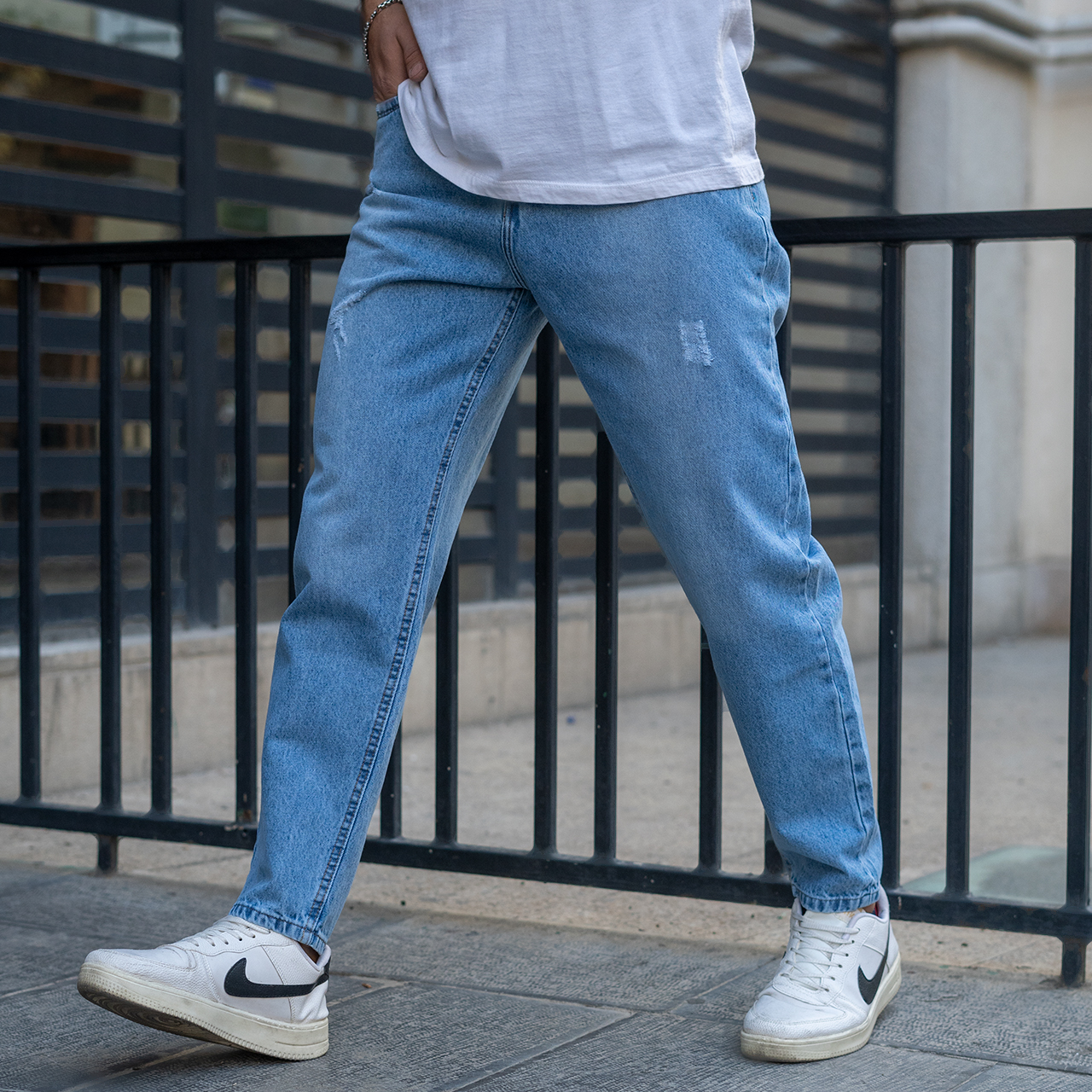 شلوار جین آبی مردانه مدل ABTIN