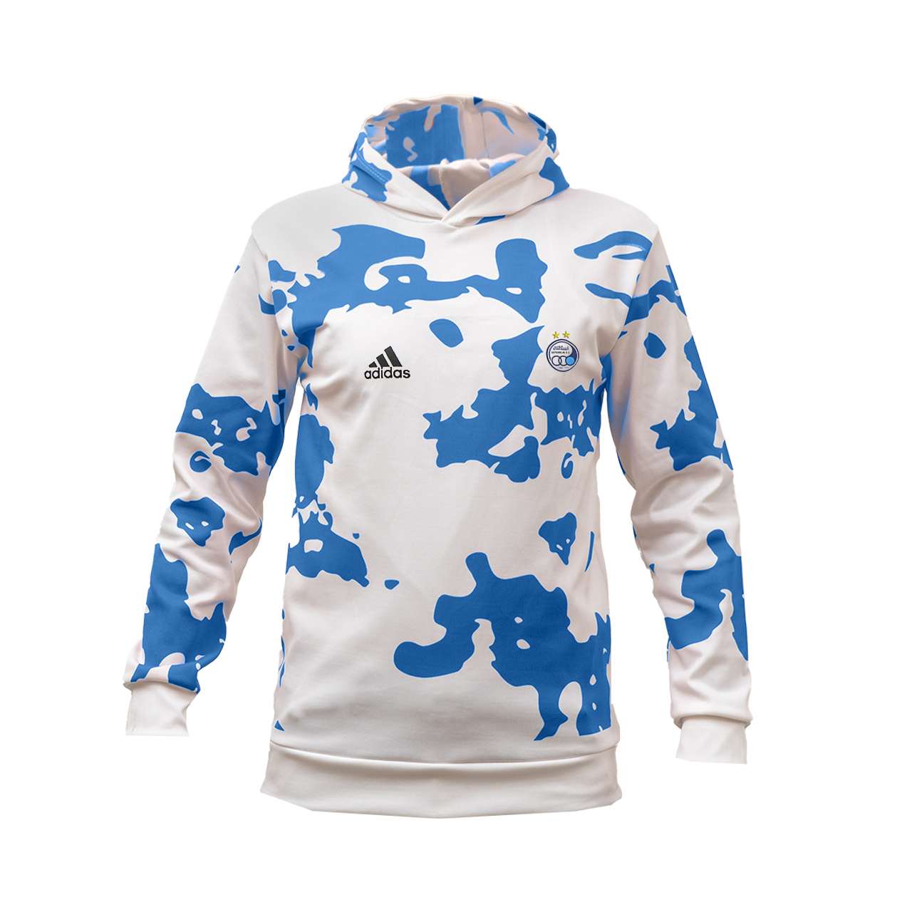 هودی استقلال طرح پلنگی سفید مردانه مدلW29