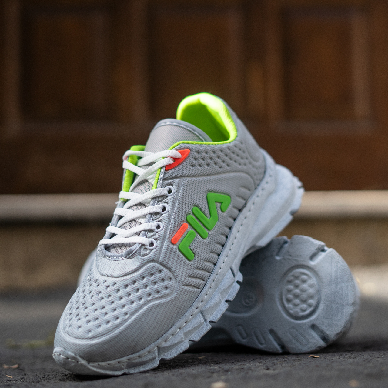 کفش ورزشی (T) فیلا طوسی روشن مردانه مدلRibo