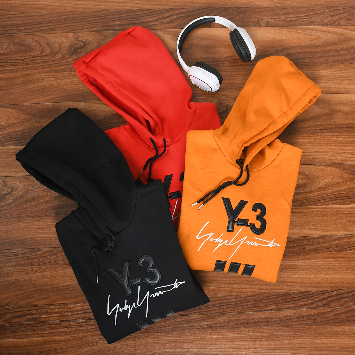 هودی مردانه Y-3 قرمز مدل Eric