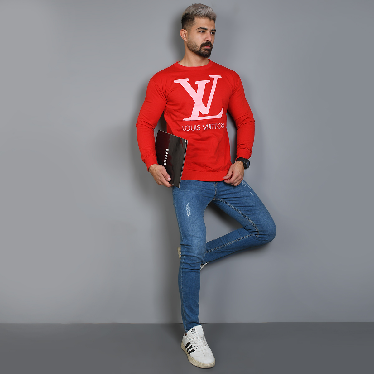 دورس مردانه LV قرمز مدل Adrian