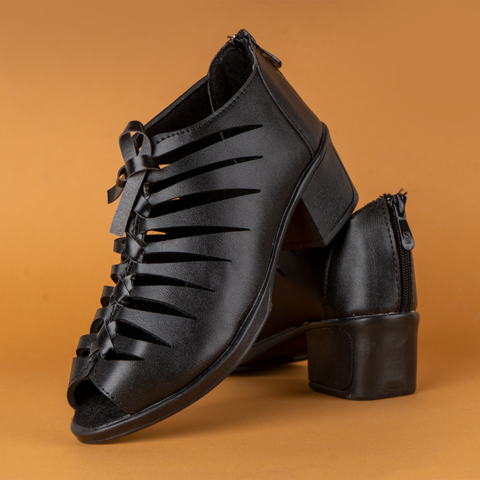 صندل زنانه مشکی مدل Homa