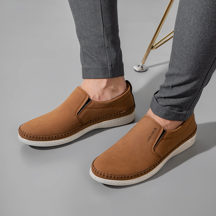 کفش رسمی قهوه ای مردانه مدل Kurn