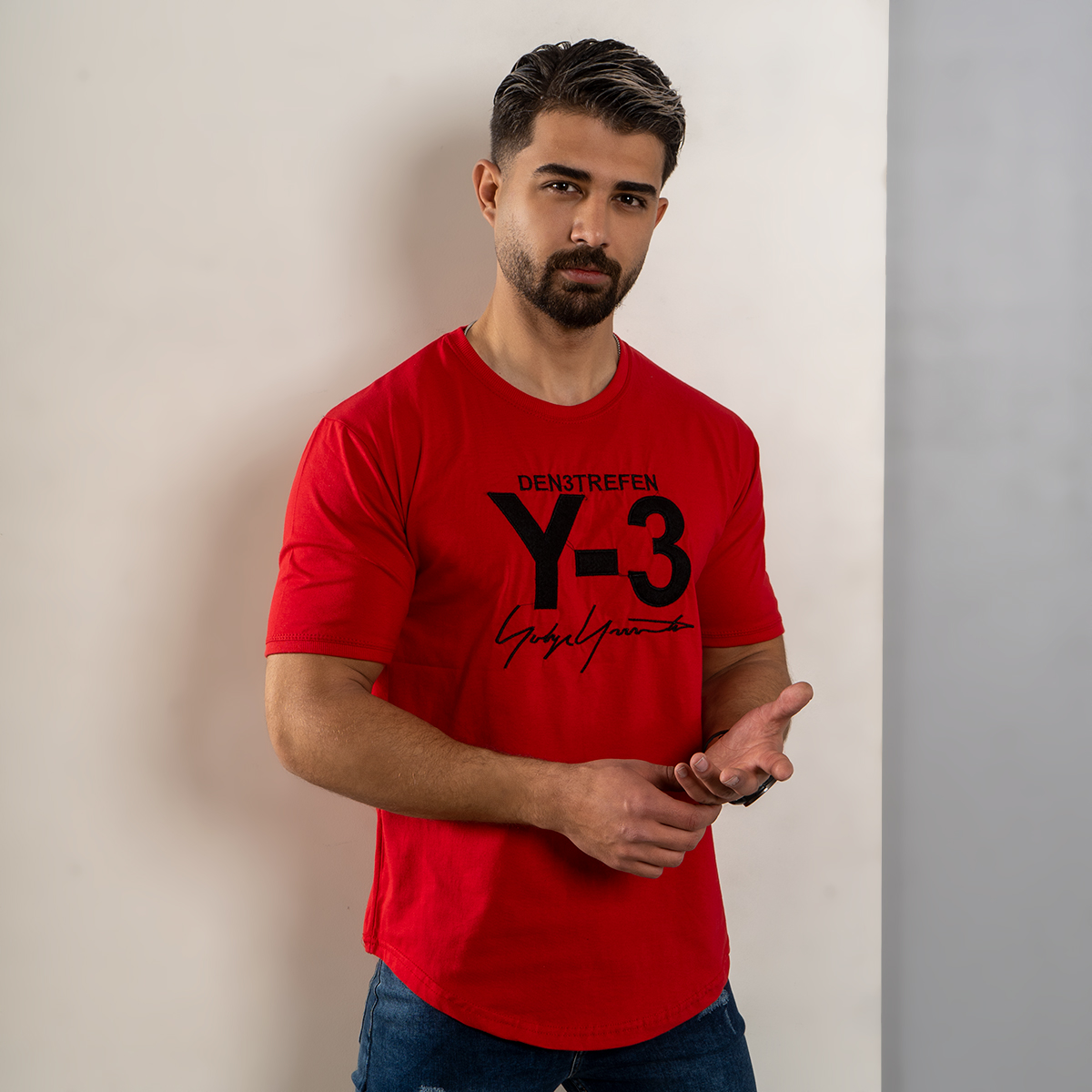 تیشرت Y-3 قرمز مردانه مدل savin