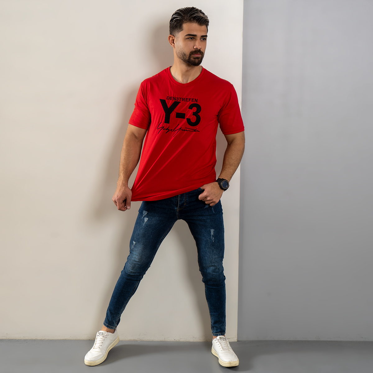 تیشرت Y-3 قرمز مردانه مدل savin