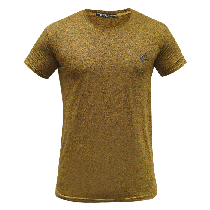 تیشرت خردلی مردانه طرح ADIDAS مدل TIAN