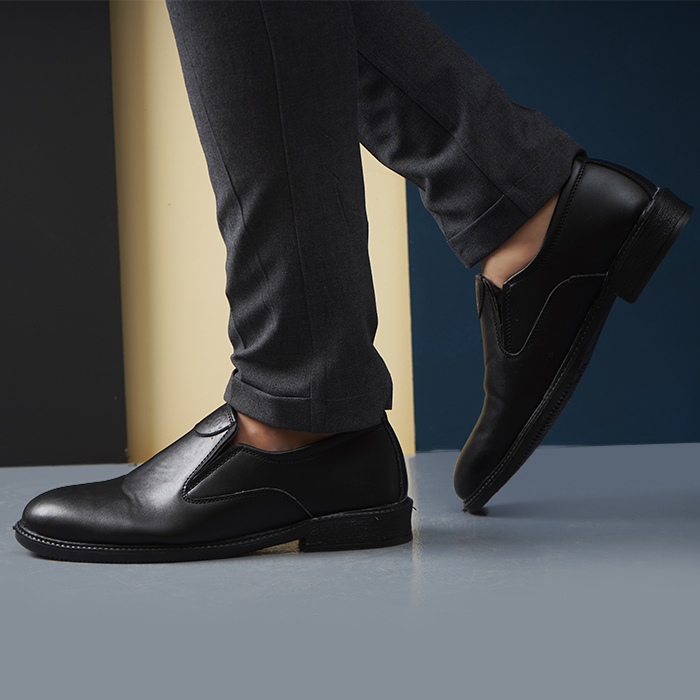 کفش رسمی مردانه مشکی مدل AMOR