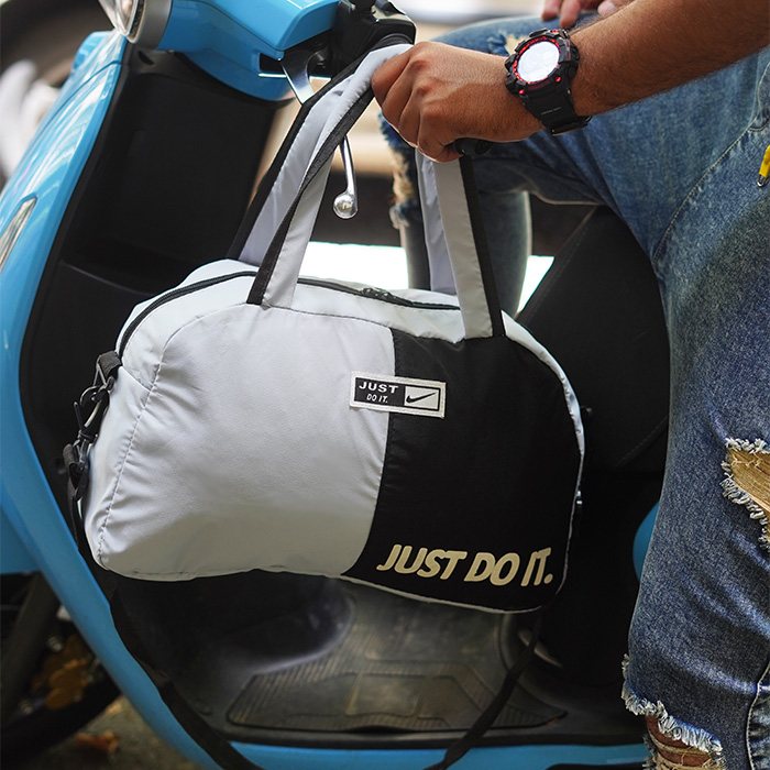 ساک ورزشی just do it آبی مشکی مدل Karen