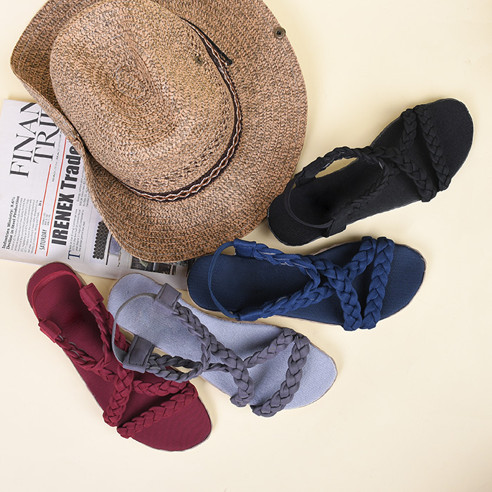 صندل زنانه طوسی مدل LIYA