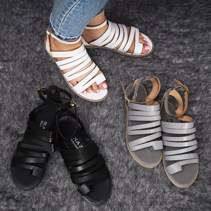 صندل زنانه سفید مدل Hilma