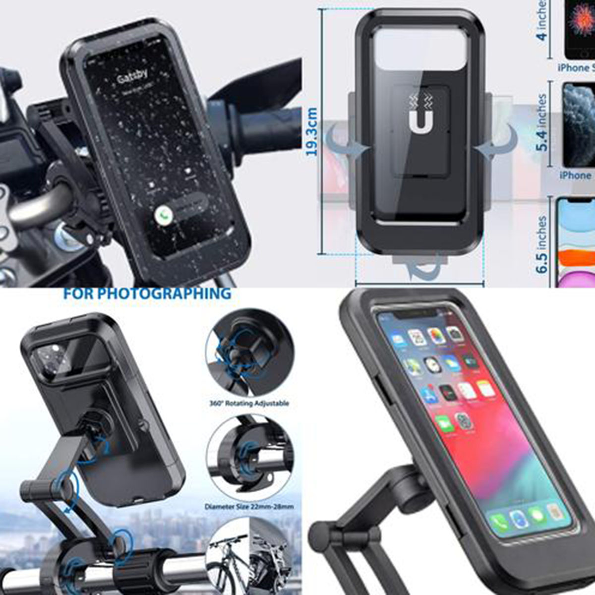 هولدر موبایل ۳۶۰ درجه ضدآب مدل M3