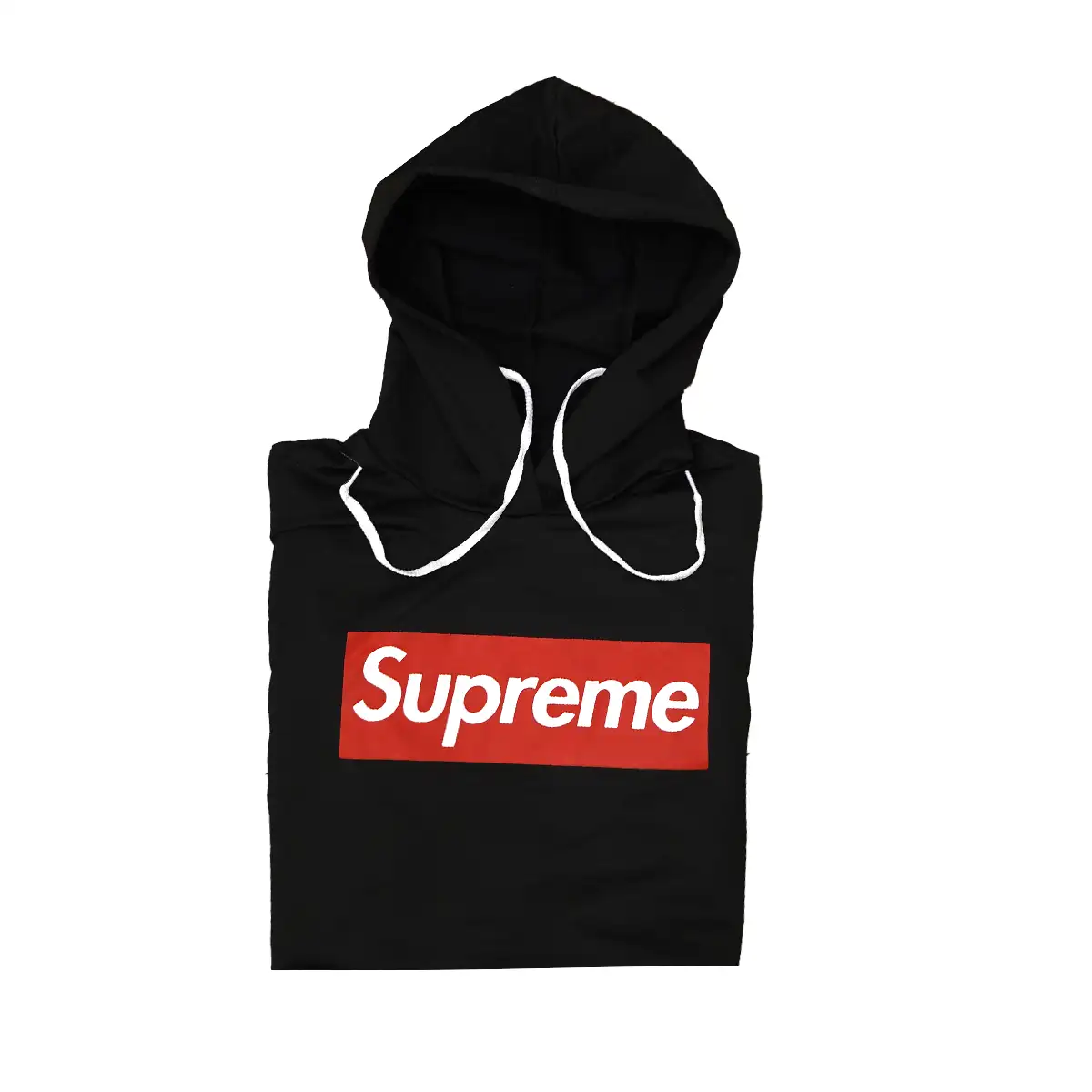 هودی مشکی مردانه مدل Supreme