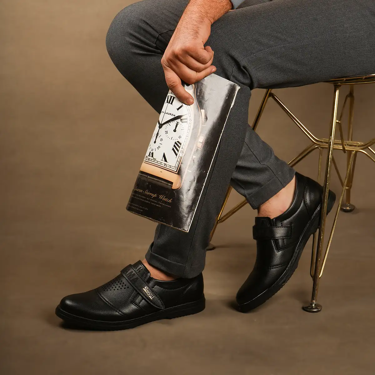 کفش رسمی مردانه مشکی مدل bahram