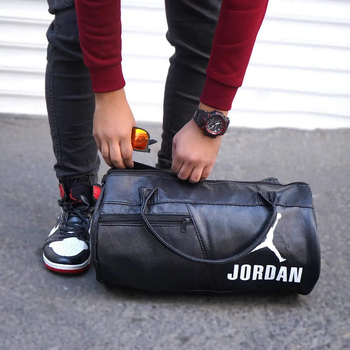 کیف ورزشی مشکی Jordan مدل J72