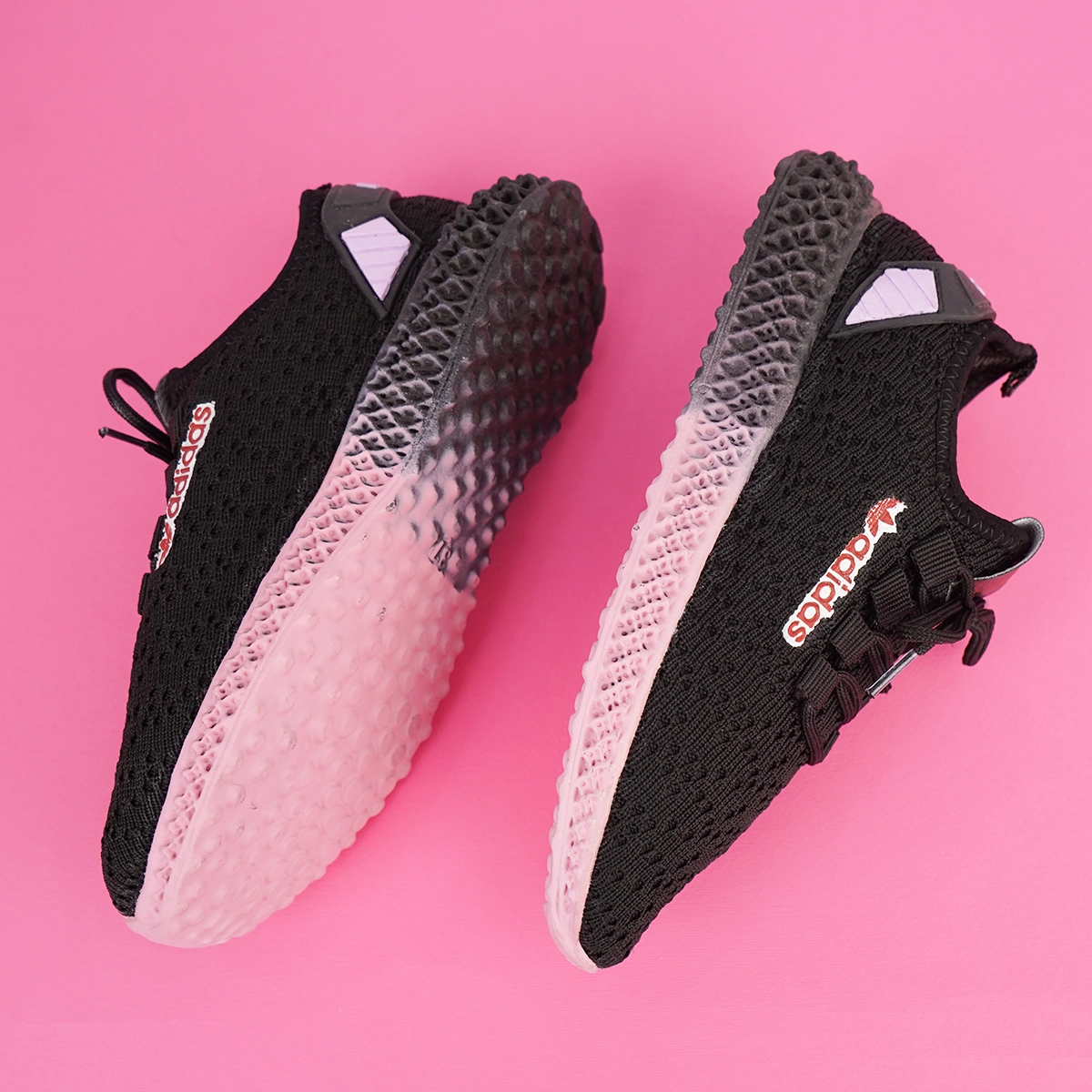 کفش ورزشی زنانه مشکی صورتی مدل Diba