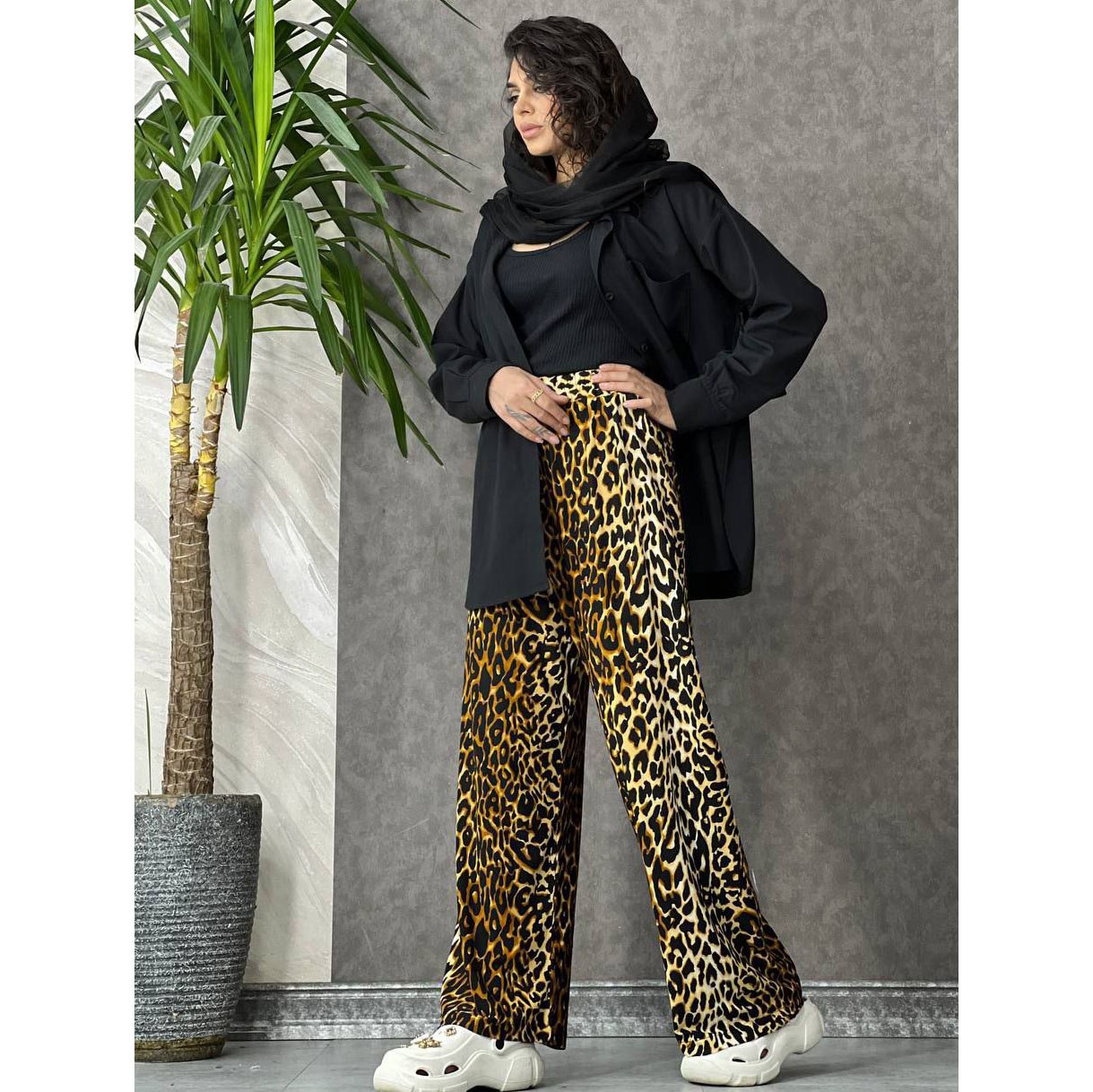 شلوار زنانه پلنگی