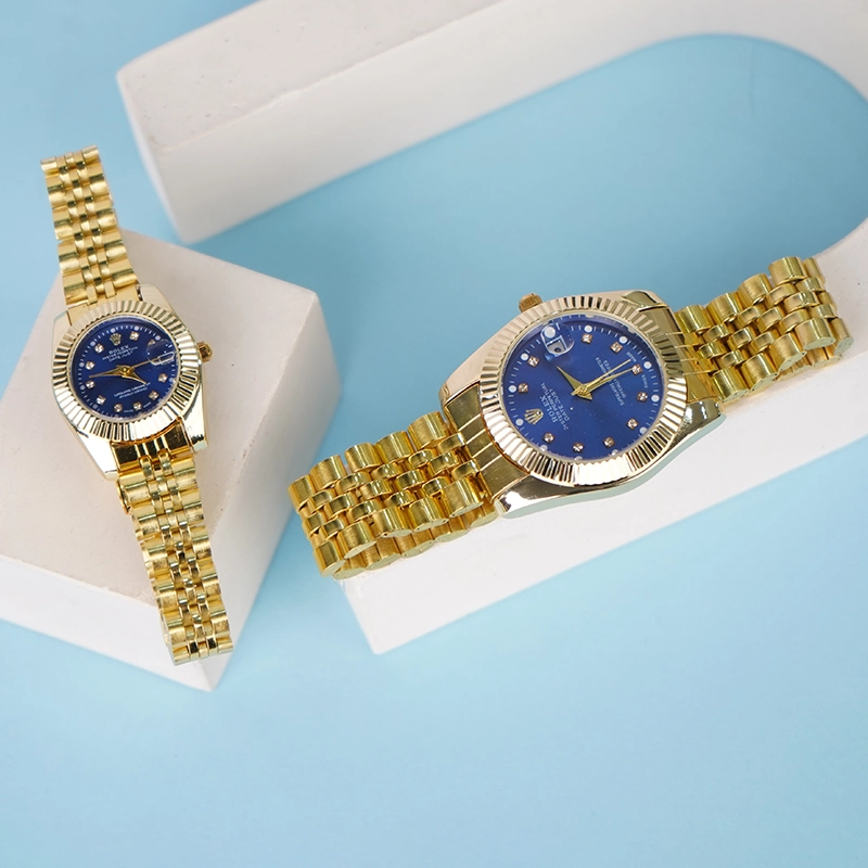 ست ساعت صفحه آبی مدل R12