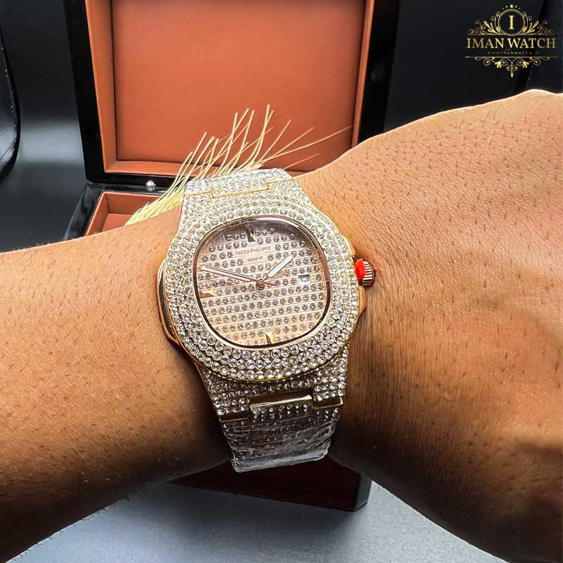 ساعت نگین دار مردانه مدل Empower